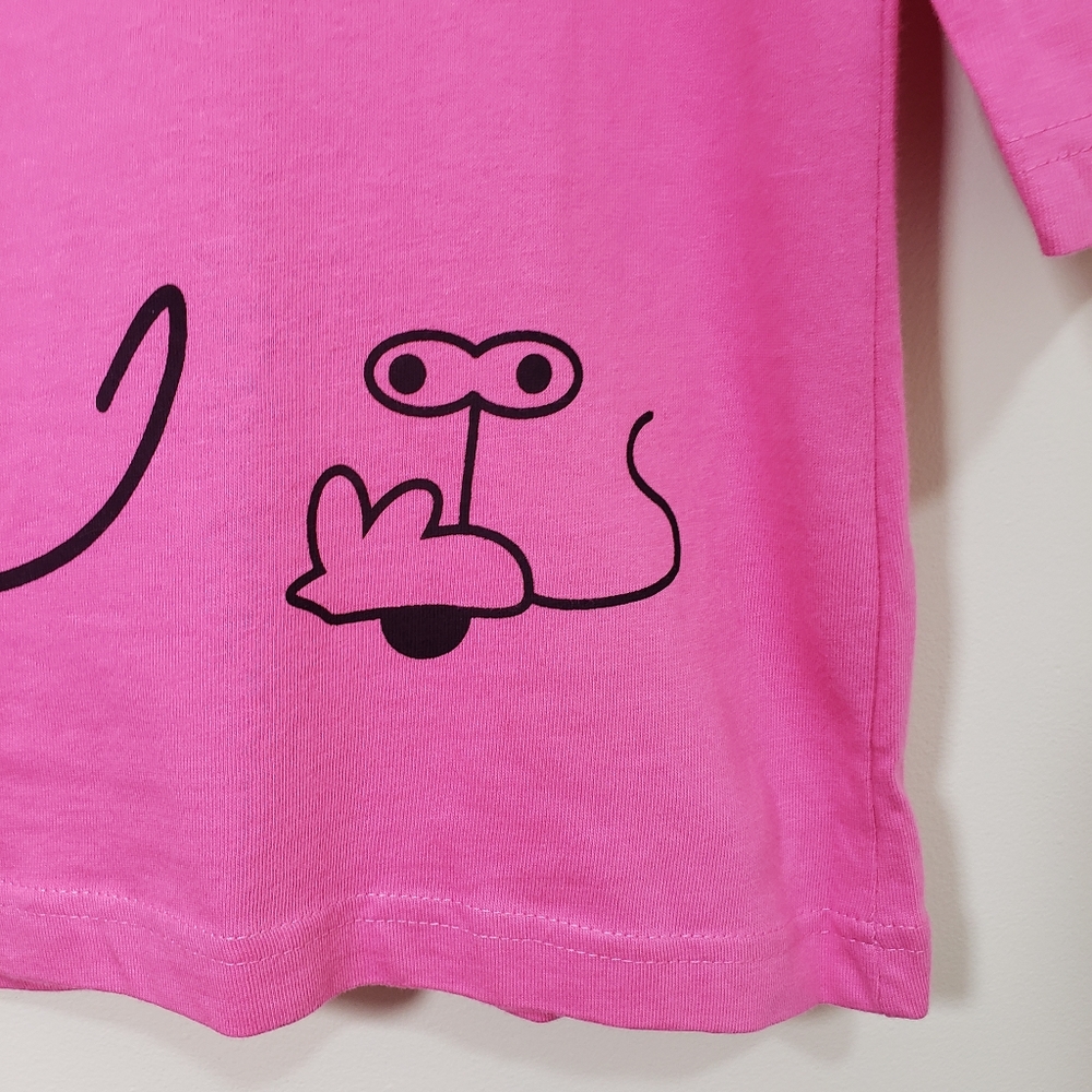 Marüshca cat & wind up mouse print v-neck t-shirt - Picture 2 of 7